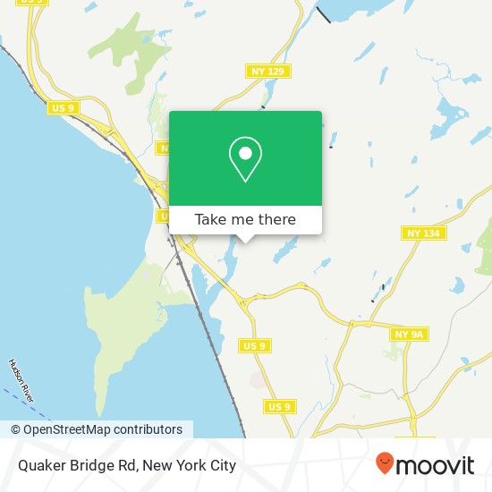 Mapa de Quaker Bridge Rd, Ossining, NY 10562