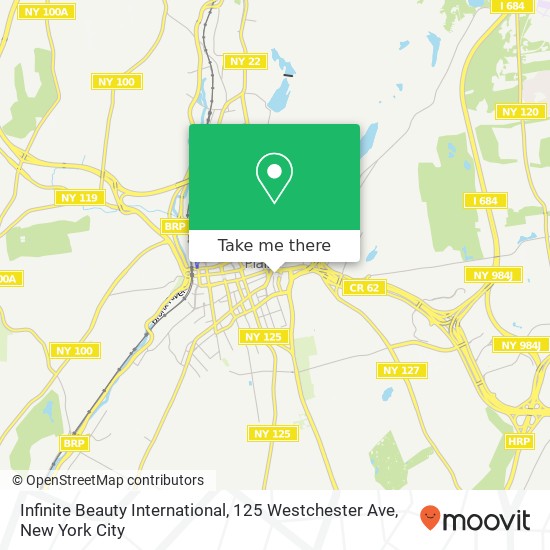 Infinite Beauty International, 125 Westchester Ave map