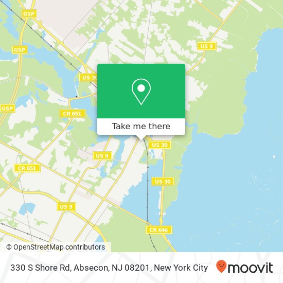 330 S Shore Rd, Absecon, NJ 08201 map