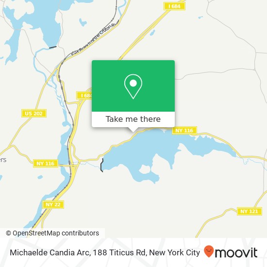 Mapa de Michaelde Candia Arc, 188 Titicus Rd