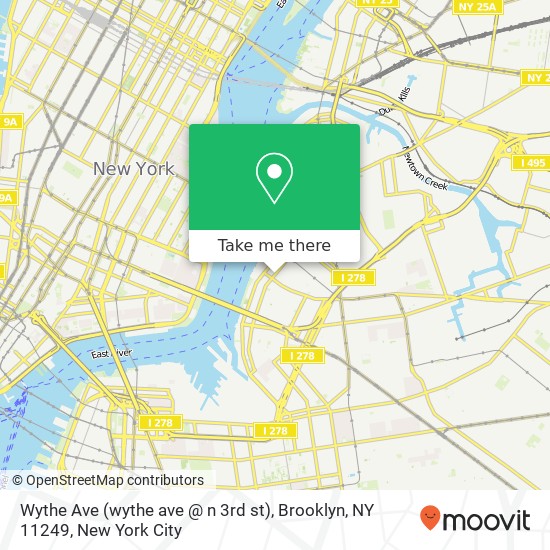 Wythe Ave (wythe ave @ n 3rd st), Brooklyn, NY 11249 map
