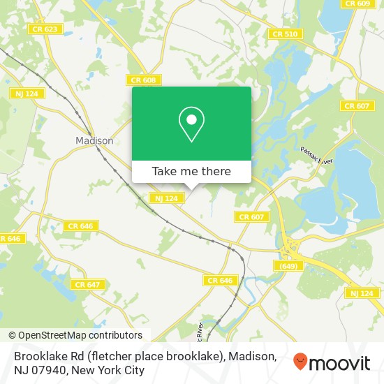 Brooklake Rd (fletcher place brooklake), Madison, NJ 07940 map