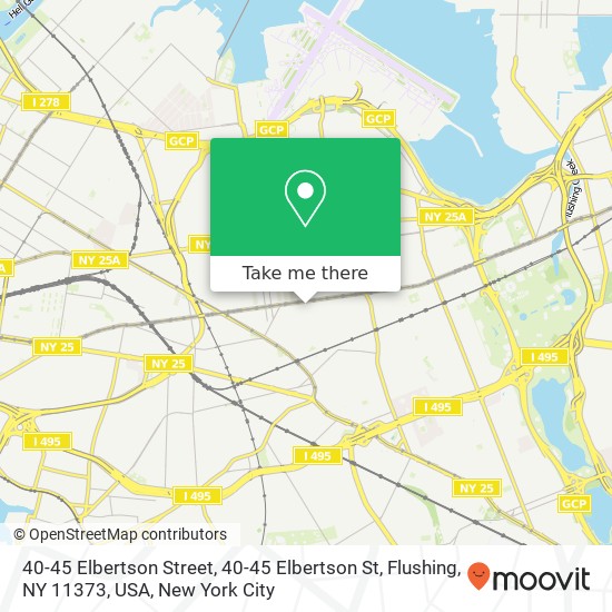 40-45 Elbertson Street, 40-45 Elbertson St, Flushing, NY 11373, USA map