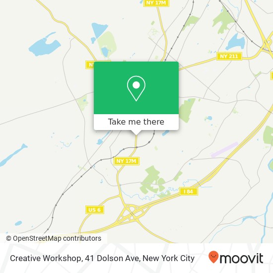 Mapa de Creative Workshop, 41 Dolson Ave