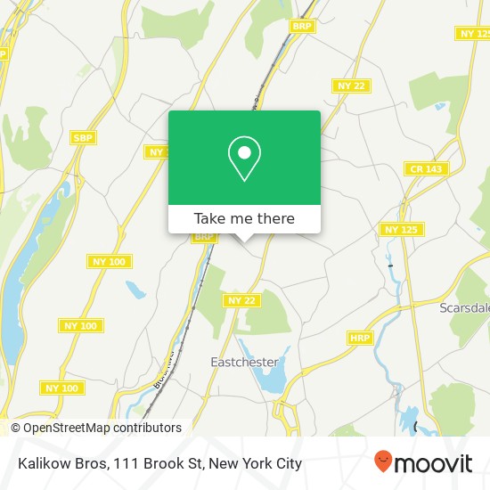 Mapa de Kalikow Bros, 111 Brook St