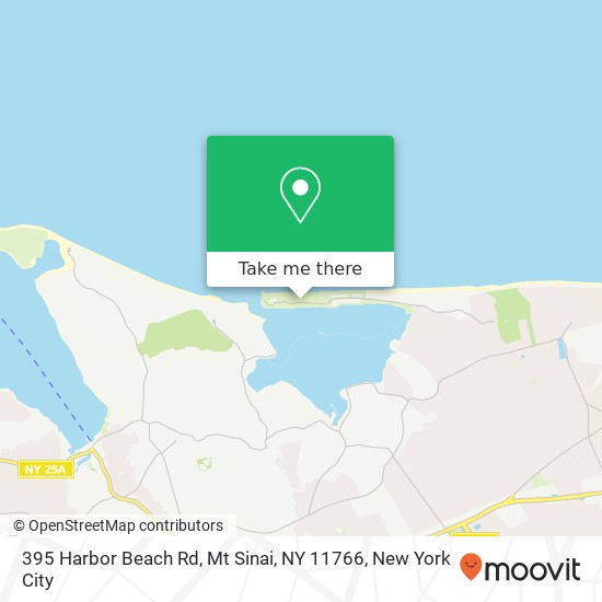 395 Harbor Beach Rd, Mt Sinai, NY 11766 map