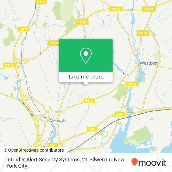 Mapa de Intruder Alert Security Systems, 21 Silwen Ln