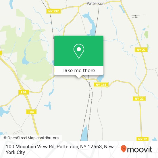 100 Mountain View Rd, Patterson, NY 12563 map