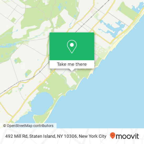 492 Mill Rd, Staten Island, NY 10306 map