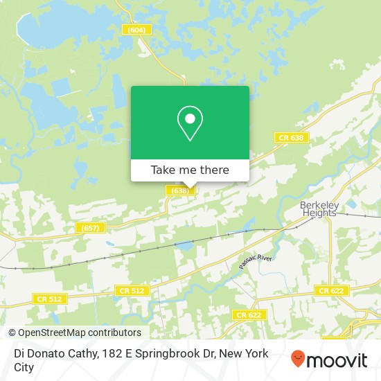 Mapa de Di Donato Cathy, 182 E Springbrook Dr