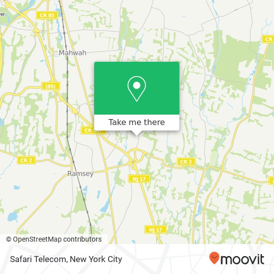 Safari Telecom map