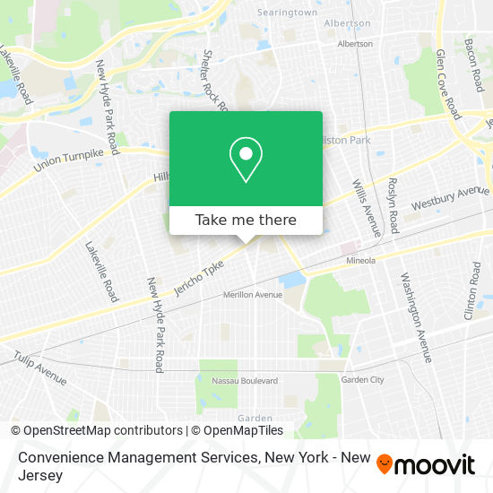 Mapa de Convenience Management Services