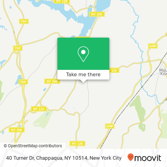 Mapa de 40 Turner Dr, Chappaqua, NY 10514
