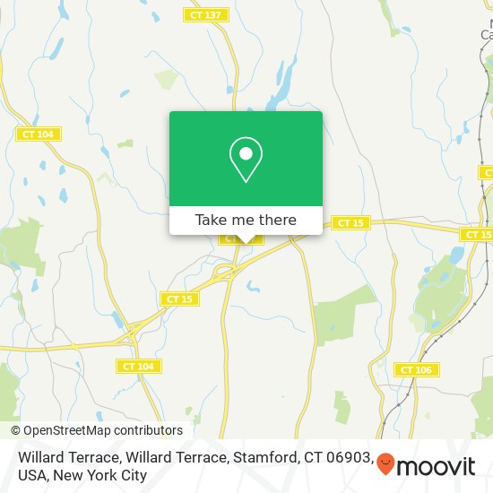 Mapa de Willard Terrace, Willard Terrace, Stamford, CT 06903, USA