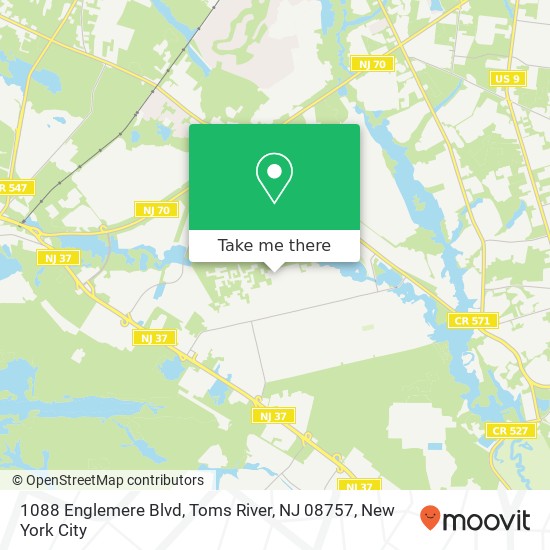 1088 Englemere Blvd, Toms River, NJ 08757 map