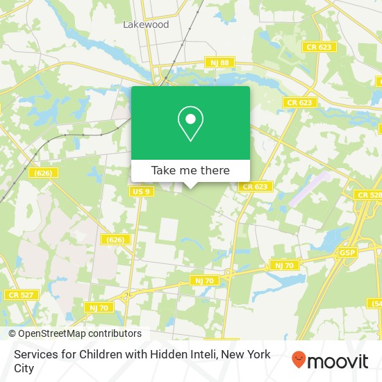 Mapa de Services for Children with Hidden Inteli