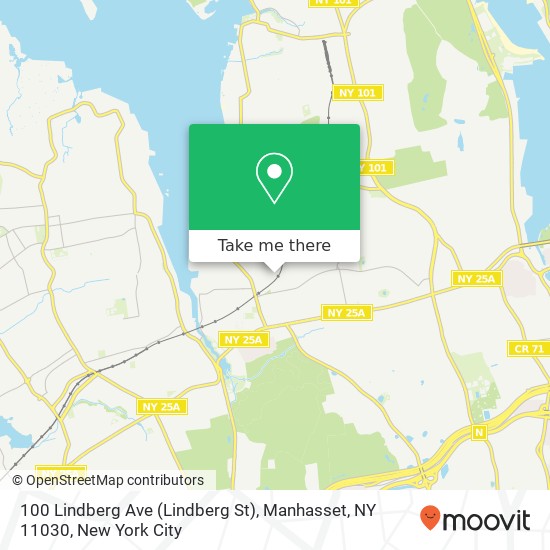 100 Lindberg Ave (Lindberg St), Manhasset, NY 11030 map