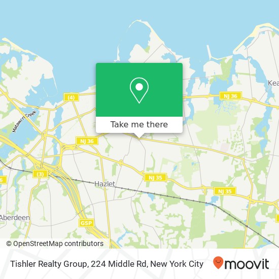 Tishler Realty Group, 224 Middle Rd map