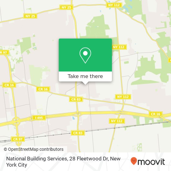 Mapa de National Building Services, 28 Fleetwood Dr