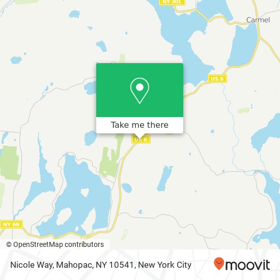 Nicole Way, Mahopac, NY 10541 map