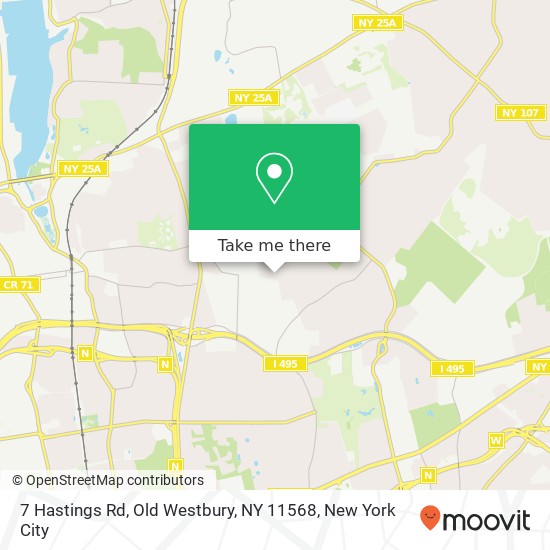 7 Hastings Rd, Old Westbury, NY 11568 map