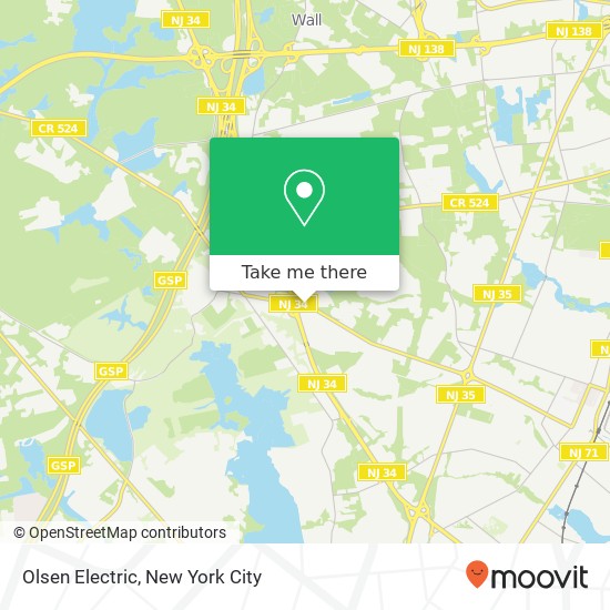 Mapa de Olsen Electric
