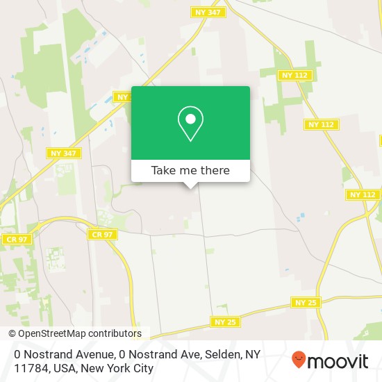 Mapa de 0 Nostrand Avenue, 0 Nostrand Ave, Selden, NY 11784, USA