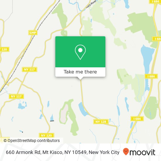 660 Armonk Rd, Mt Kisco, NY 10549 map