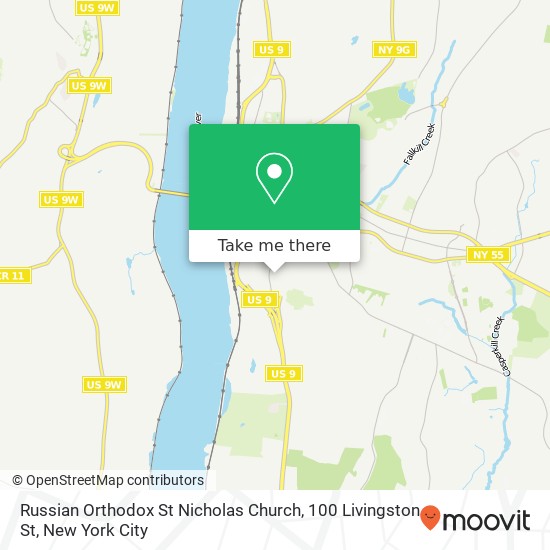 Mapa de Russian Orthodox St Nicholas Church, 100 Livingston St