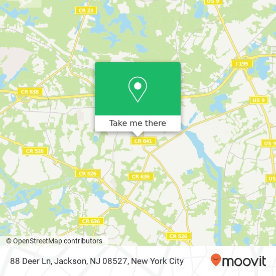 88 Deer Ln, Jackson, NJ 08527 map