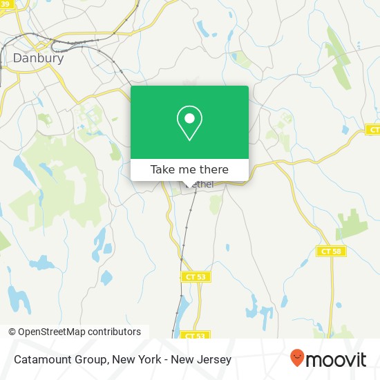Mapa de Catamount Group