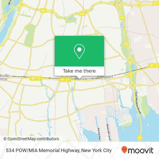 Mapa de 534 POW/MIA Memorial Highway