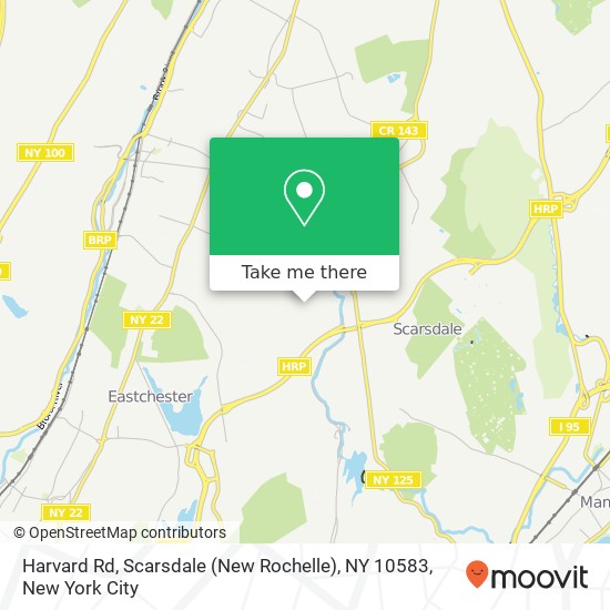 Harvard Rd, Scarsdale (New Rochelle), NY 10583 map