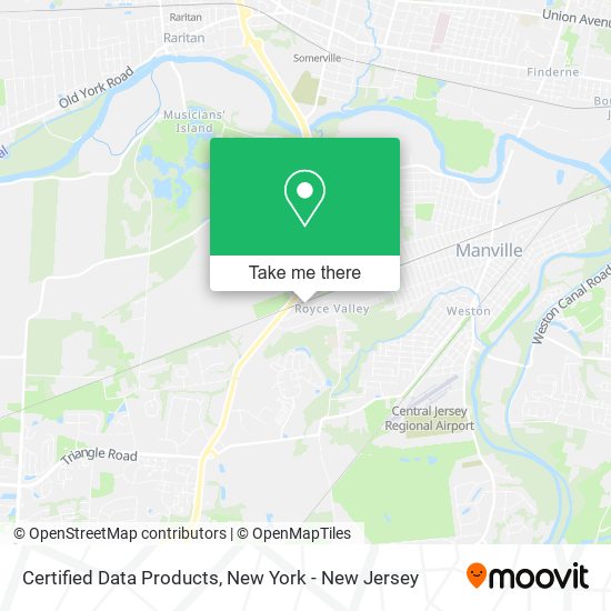 Certified Data Products map