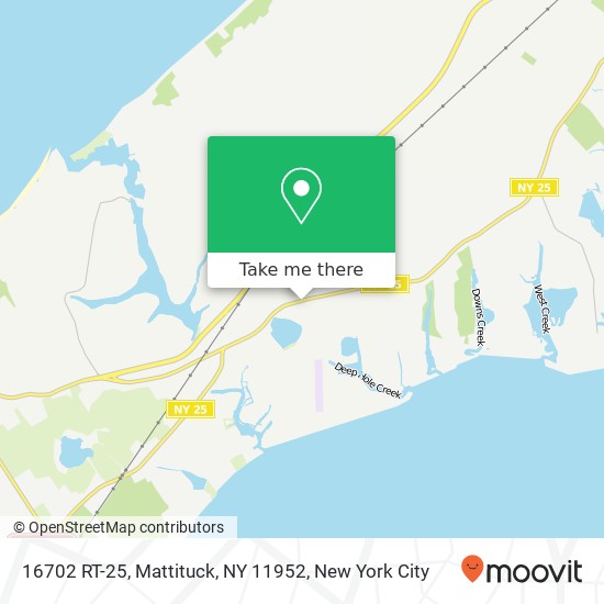 16702 RT-25, Mattituck, NY 11952 map