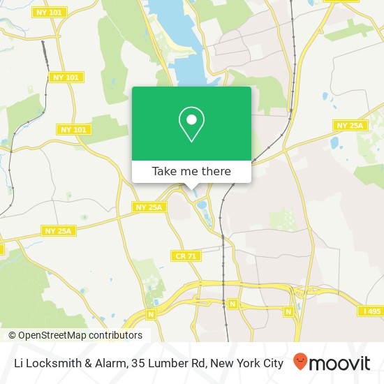Mapa de Li Locksmith & Alarm, 35 Lumber Rd