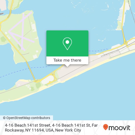 4-16 Beach 141st Street, 4-16 Beach 141st St, Far Rockaway, NY 11694, USA map