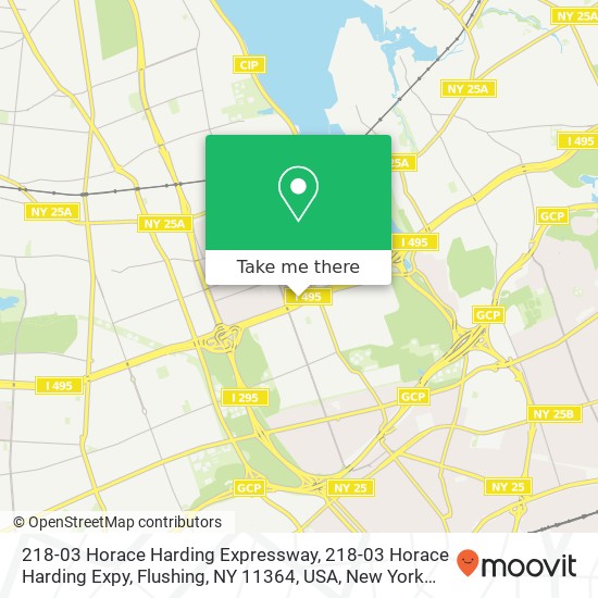 218-03 Horace Harding Expressway, 218-03 Horace Harding Expy, Flushing, NY 11364, USA map