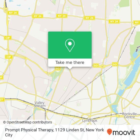 Prompt Physical Therapy, 1129 Linden St map