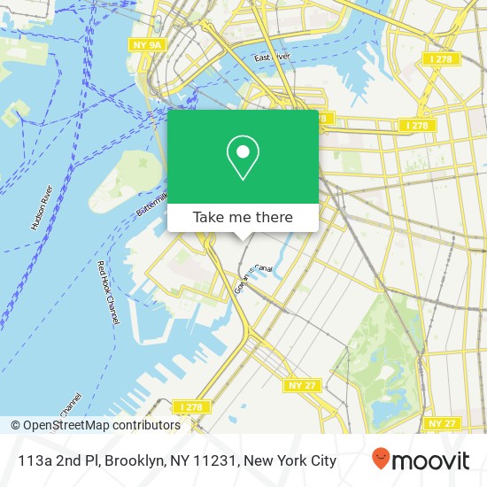113a 2nd Pl, Brooklyn, NY 11231 map