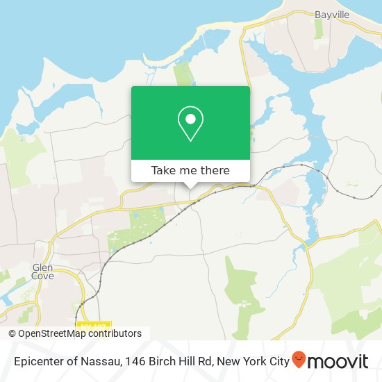 Mapa de Epicenter of Nassau, 146 Birch Hill Rd