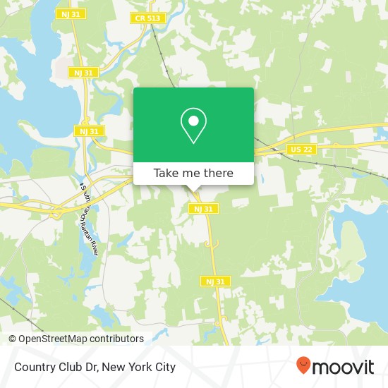 Country Club Dr, Annandale (Clinton), NJ 08801 map