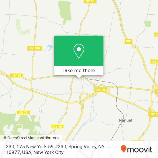 230, 175 New York 59 #230, Spring Valley, NY 10977, USA map