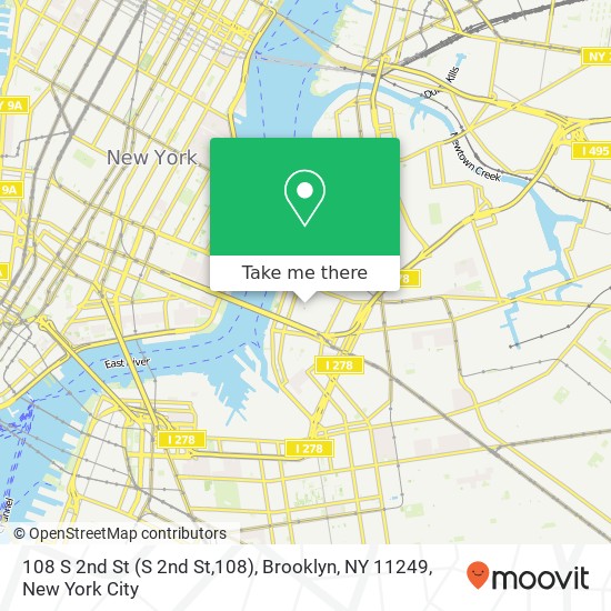 108 S 2nd St (S 2nd St,108), Brooklyn, NY 11249 map