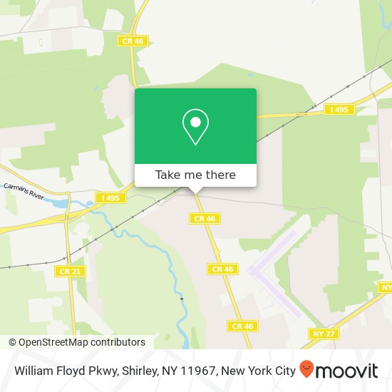 William Floyd Pkwy, Shirley, NY 11967 map