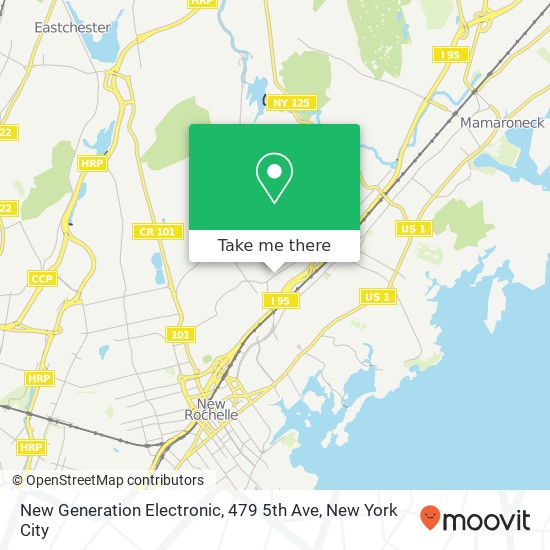 Mapa de New Generation Electronic, 479 5th Ave