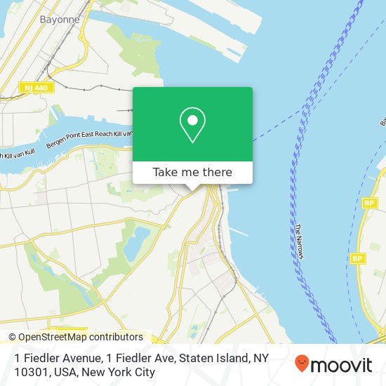 1 Fiedler Avenue, 1 Fiedler Ave, Staten Island, NY 10301, USA map