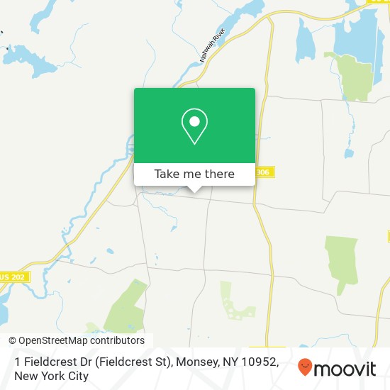 1 Fieldcrest Dr (Fieldcrest St), Monsey, NY 10952 map