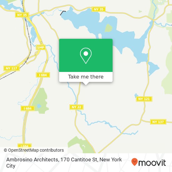 Mapa de Ambrosino Architects, 170 Cantitoe St