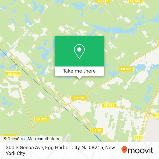 300 S Genoa Ave, Egg Harbor City, NJ 08215 map